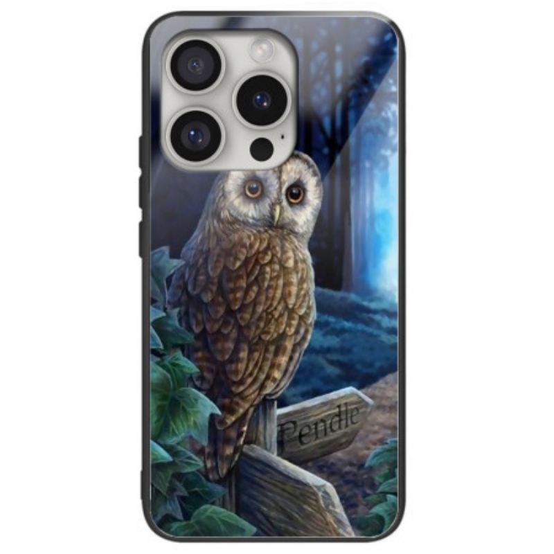 Maskica iPhone 16 Pro Owl Kaljeno Staklo