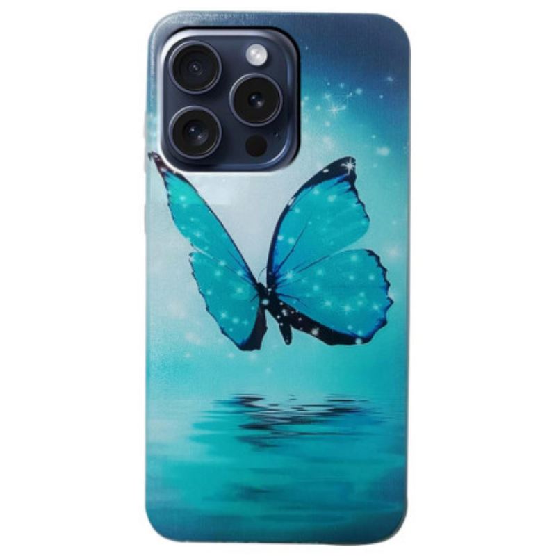 Maskica iPhone 16 Pro Plavi Leptir