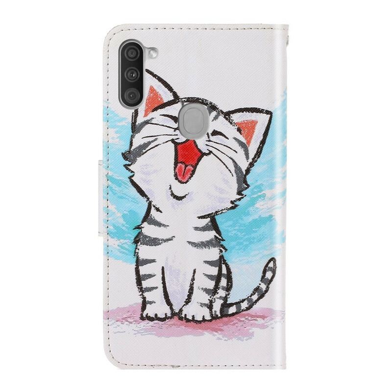 Futrola Samsung Galaxy M11 Strappy Color Kitten