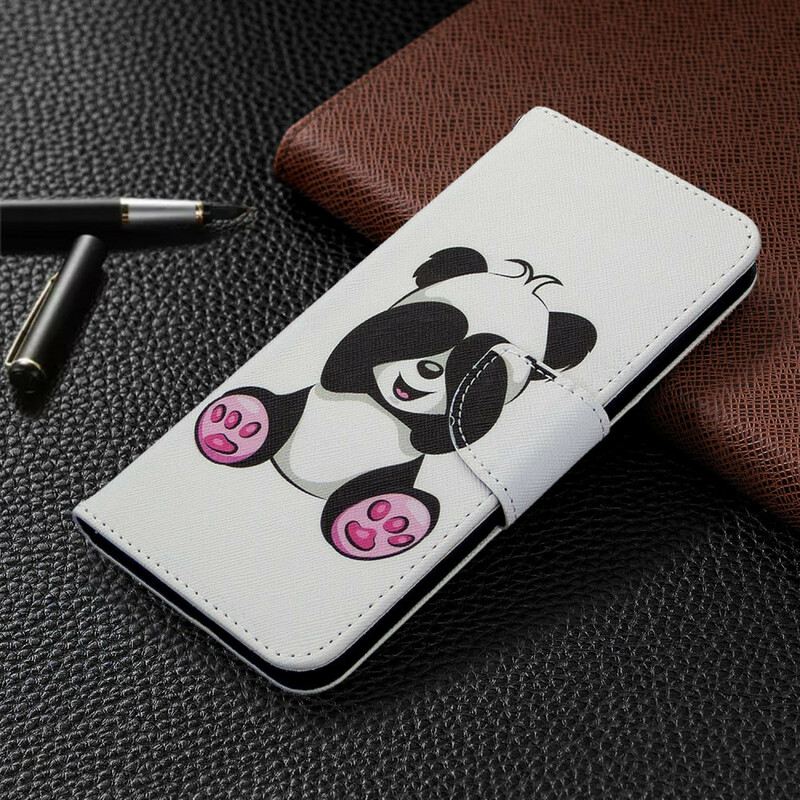 Kožna Futrola Samsung Galaxy M11 Panda Zabava