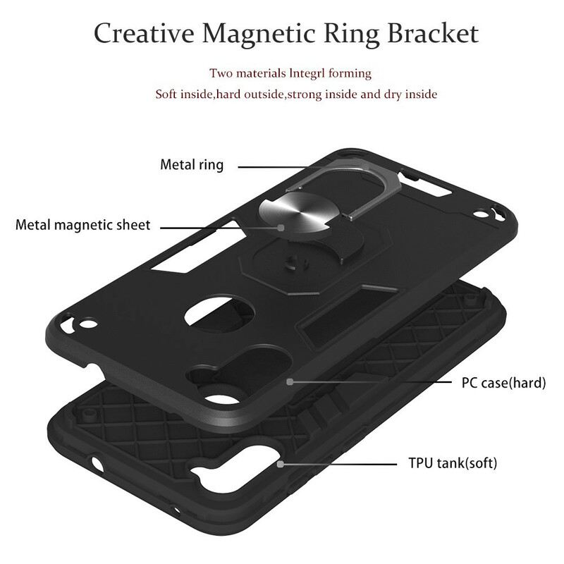 Maskica Samsung Galaxy M11 Odvojivi S Potpornim Prstenom