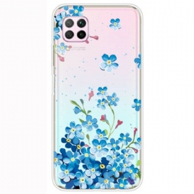 Maskica Huawei P40 Lite Buket Plavog Cvijeća