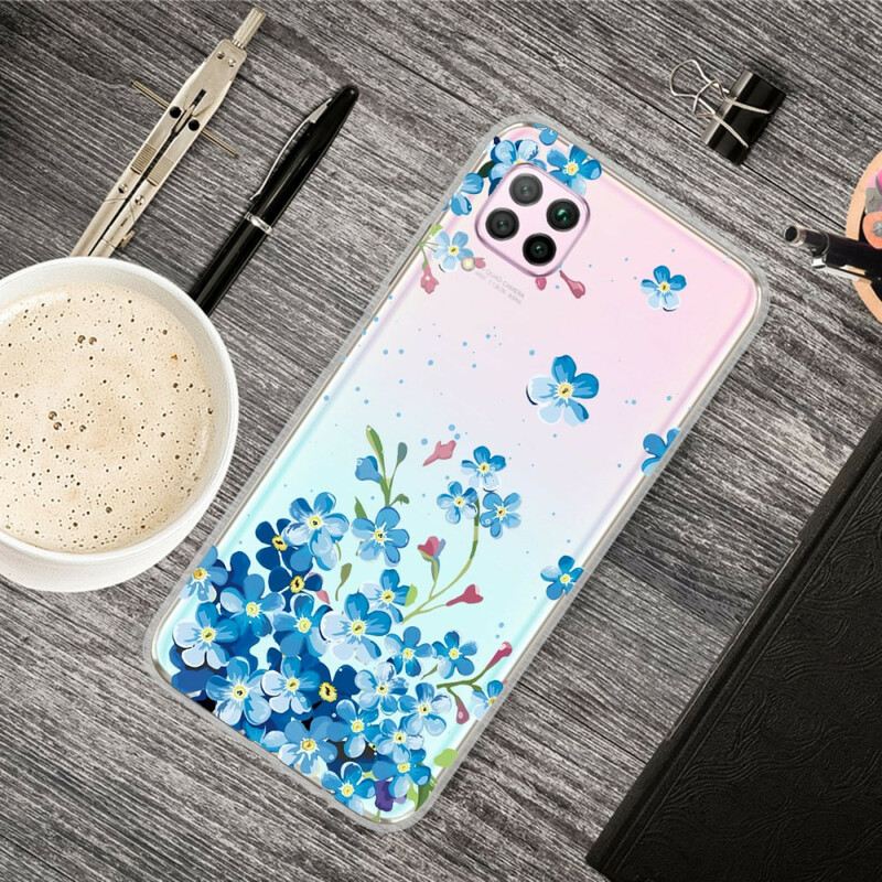 Maskica Huawei P40 Lite Buket Plavog Cvijeća