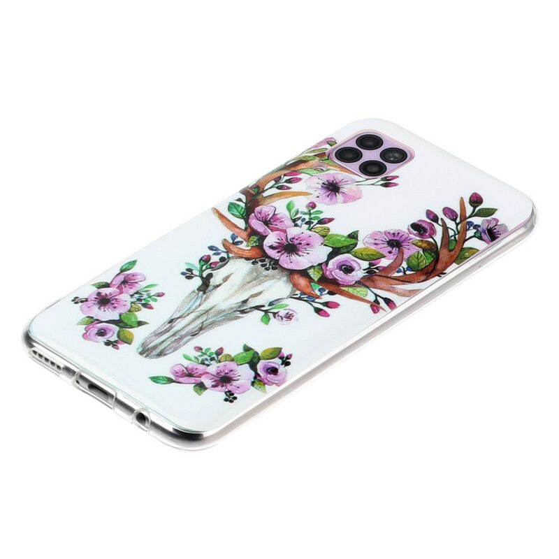 Maskica Huawei P40 Lite Fluorescentni Cvjetni Los