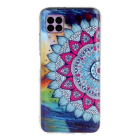 Maskica Huawei P40 Lite Mandala Fluorescentne Sove