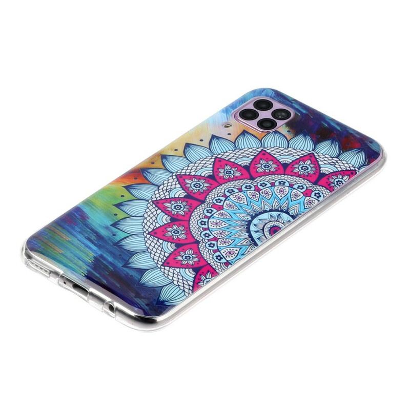 Maskica Huawei P40 Lite Mandala Fluorescentne Sove