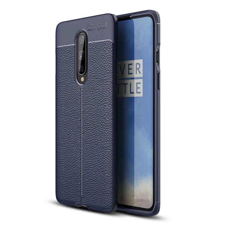 Maskica OnePlus 8 Efekt Dvostruke Linije Litchi Kože