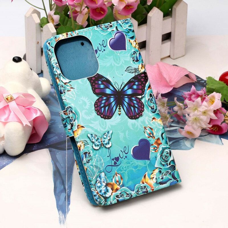 Futrola iPhone 13 Pro Love Butterflies Strappy