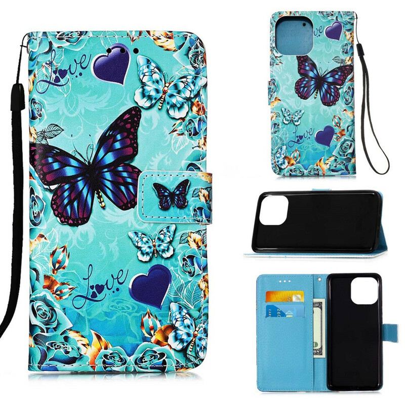 Futrola iPhone 13 Pro Love Butterflies Strappy