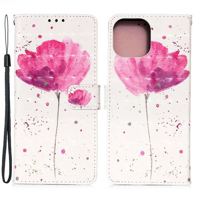 Maskica iPhone 13 Pro Akvarel Mak