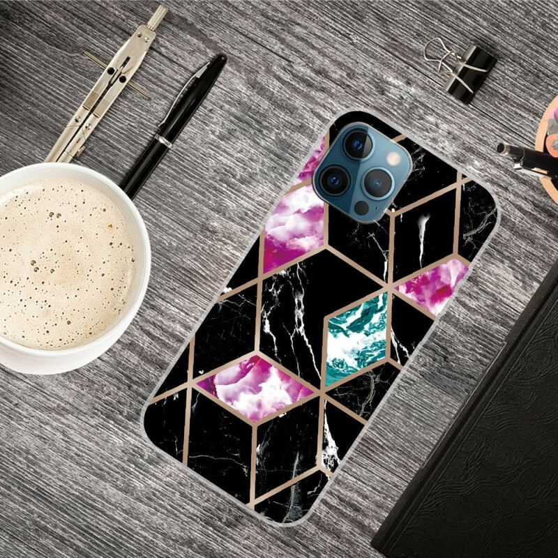 Maskica iPhone 13 Pro Decline Geometric Marble