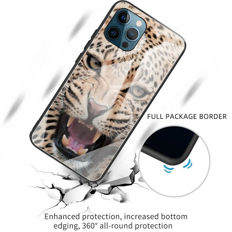 Maskica iPhone 13 Pro Leopard Kaljeno Staklo