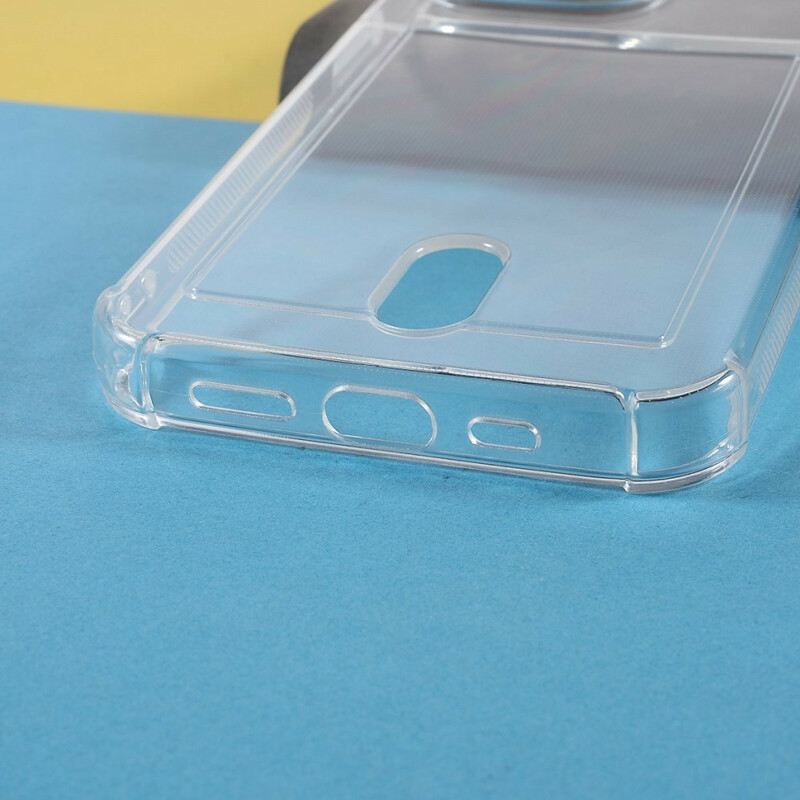 Maskica iPhone 13 Pro Prozirni Držač Kartice U Boji