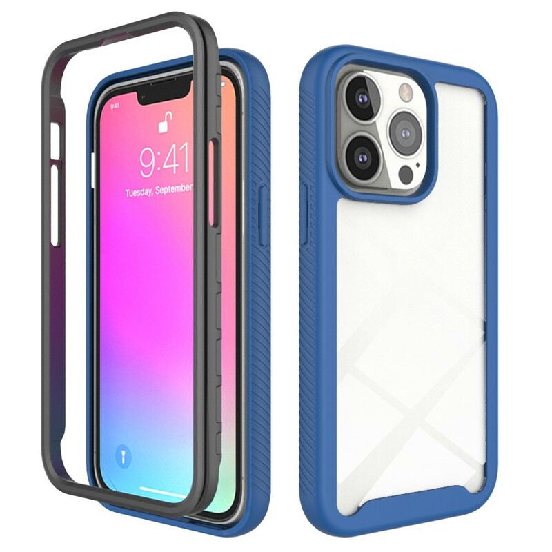 Maskica iPhone 13 Pro Silikonski Rubovi Hibridnog Dizajna