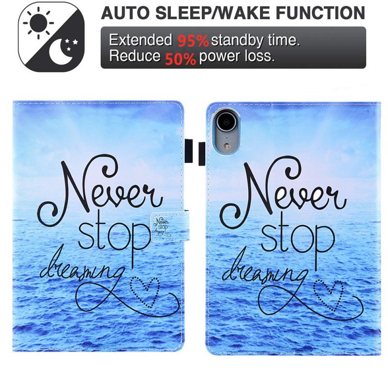 Futrola iPad Mini 6 (2021) Never Stop Dreaming Navy