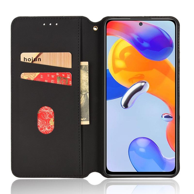 Flip Futrola Xiaomi Redmi Note 11 Pro / 11 Pro 5G Kožna Futrola 3d Dijamantni Kožni Efekt