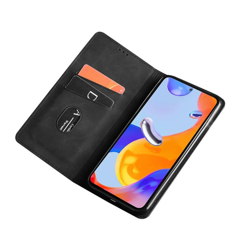 Flip Futrola Xiaomi Redmi Note 11 Pro / 11 Pro 5G Kožna Futrola Dizajn Na Dodir Kože