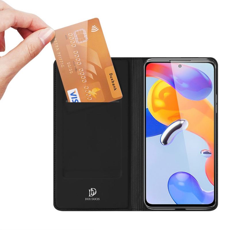 Flip Futrola Xiaomi Redmi Note 11 Pro / 11 Pro 5G Kožna Futrola Skin Pro Dux Ducis