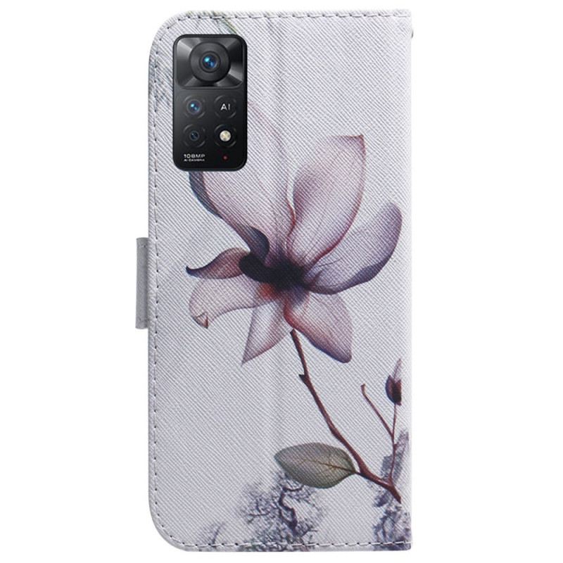 Futrola Xiaomi Redmi Note 11 Pro / 11 Pro 5G Cvijet Dusty Pink