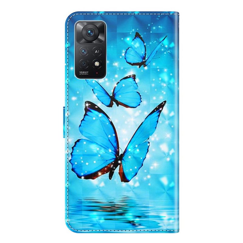 Futrola Xiaomi Redmi Note 11 Pro / 11 Pro 5G Leteći Plavi Leptiri