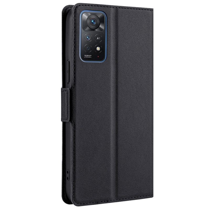 Kožna Futrola Xiaomi Redmi Note 11 Pro / 11 Pro 5G Flip Futrola Dvostruki Preklop Nove Boje