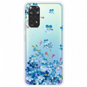 Maskica Xiaomi Redmi Note 11 Pro / 11 Pro 5G Buket Plavog Cvijeća