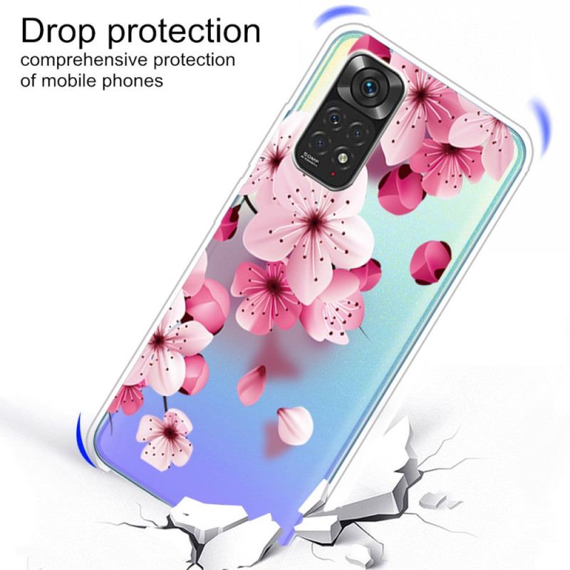 Maskica Xiaomi Redmi Note 11 Pro / 11 Pro 5G Mali Ružičasti Cvjetovi