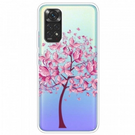 Maskica Xiaomi Redmi Note 11 Pro / 11 Pro 5G Ružičasta Krošnja Drveta