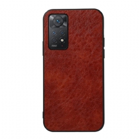 Maskica Xiaomi Redmi Note 11 Pro / 11 Pro 5G Teksturirana Umjetna Koža