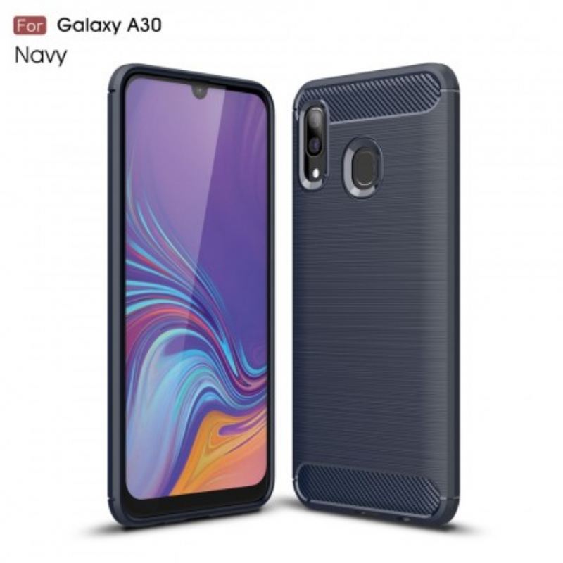 Maskica Samsung Galaxy A30 Brušena Karbonska Vlakna