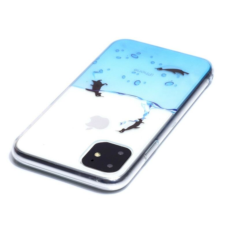 Maskica iPhone 11 Besprijekorna Igra Pingvina