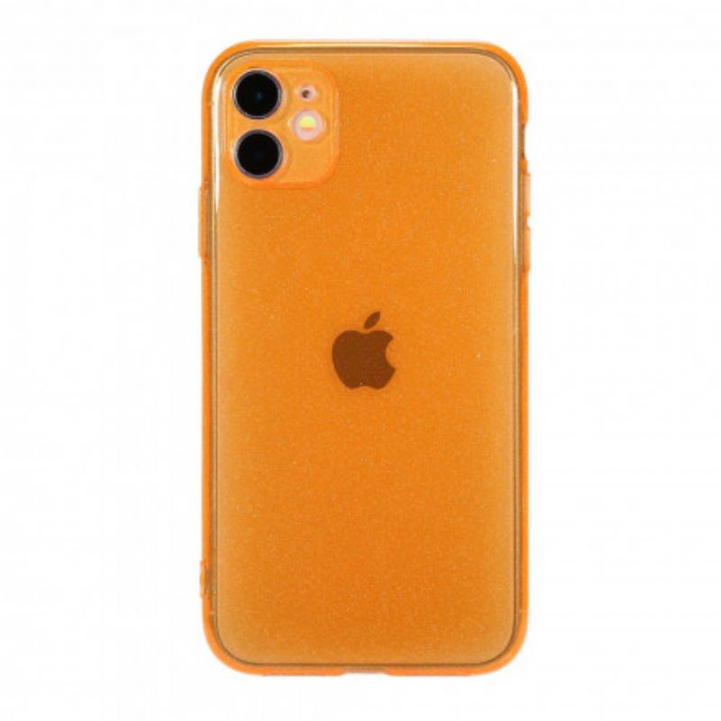 Maskica iPhone 11 Fluorescentni Glitter