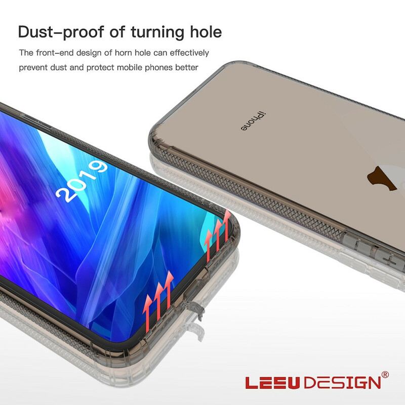 Maskica iPhone 11 Prozirna Leeu Zaštita Za Jastuke