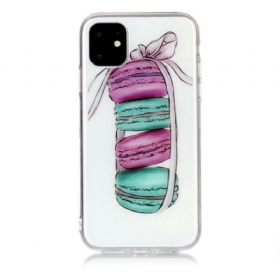 Maskica iPhone 11 Prozirni Gourmet Macarons