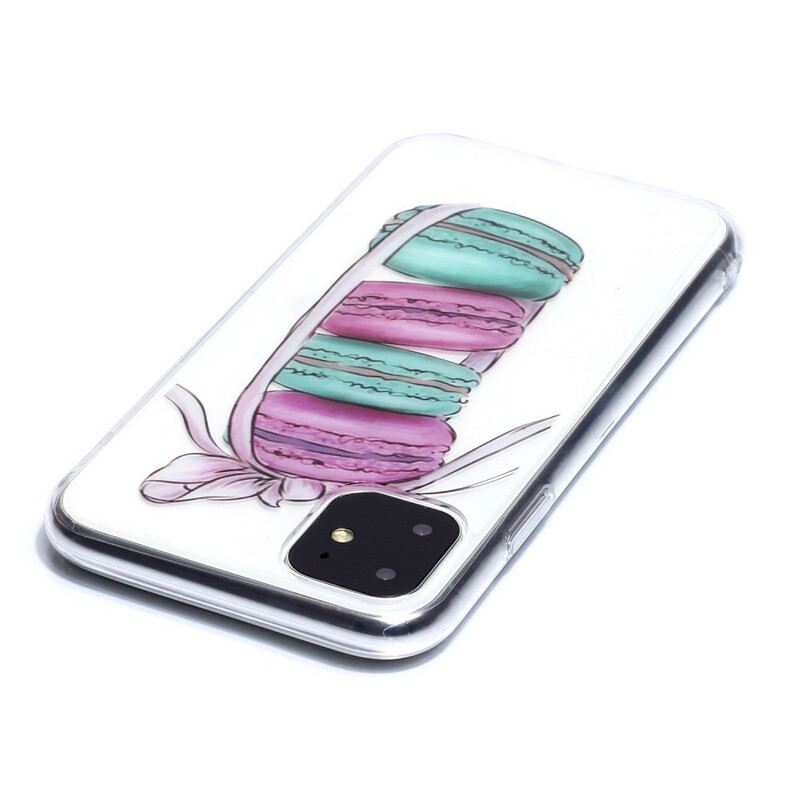 Maskica iPhone 11 Prozirni Gourmet Macarons