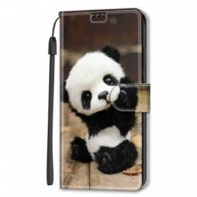 Futrola Samsung Galaxy S22 Ultra 5G Igrajte Little Panda With Strap