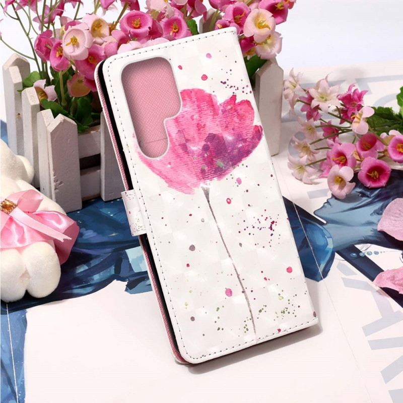 Maskica Samsung Galaxy S22 Ultra 5G Akvarel Mak