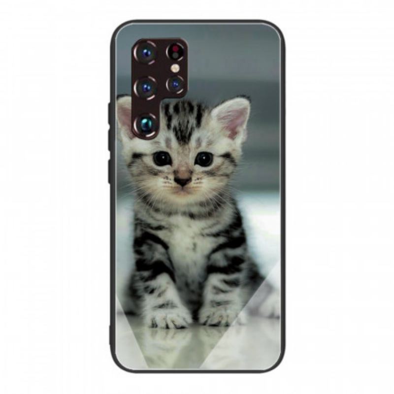 Maskica Samsung Galaxy S22 Ultra 5G Kitten Kaljeno Staklo