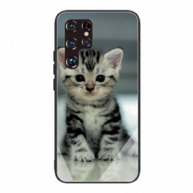 Maskica Samsung Galaxy S22 Ultra 5G Kitten Kaljeno Staklo