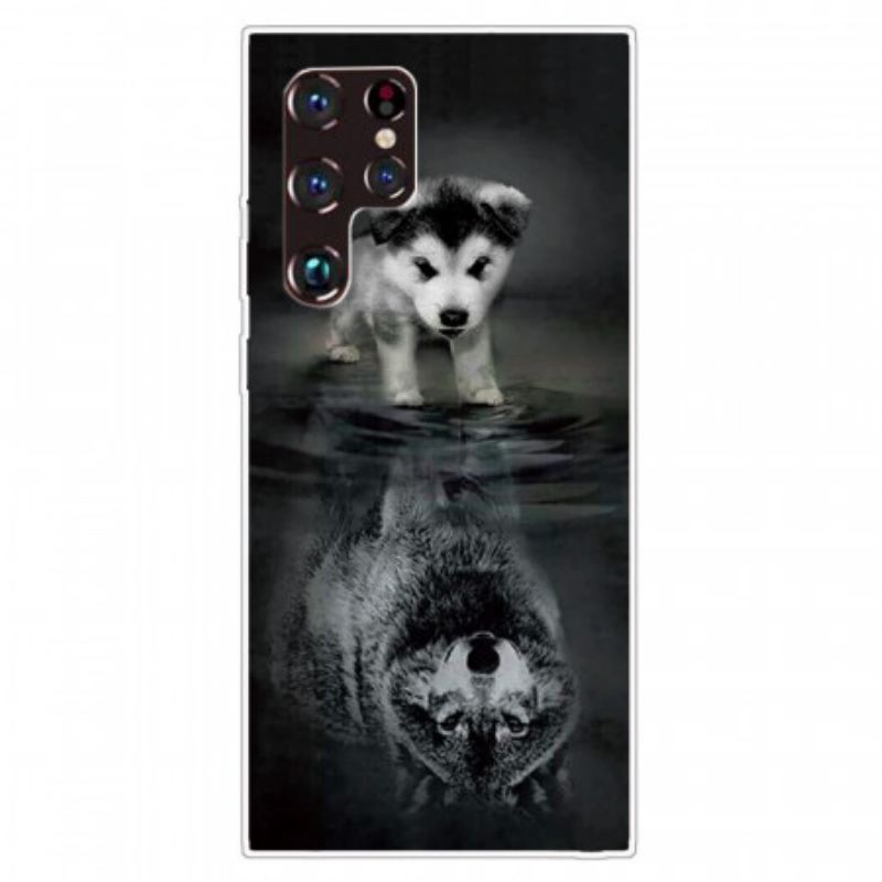 Maskica Samsung Galaxy S22 Ultra 5G Puppy Dream