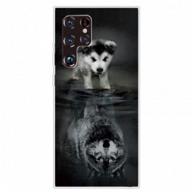 Maskica Samsung Galaxy S22 Ultra 5G Puppy Dream