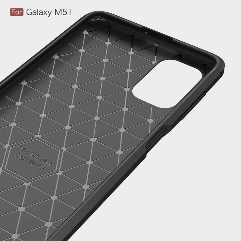 Maskica Samsung Galaxy M51 Brušena Karbonska Vlakna