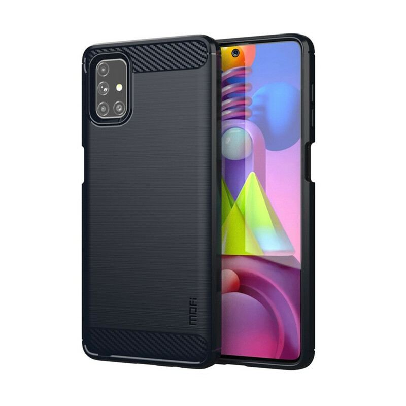 Maskica Samsung Galaxy M51 Mofi Brušena Karbonska Vlakna