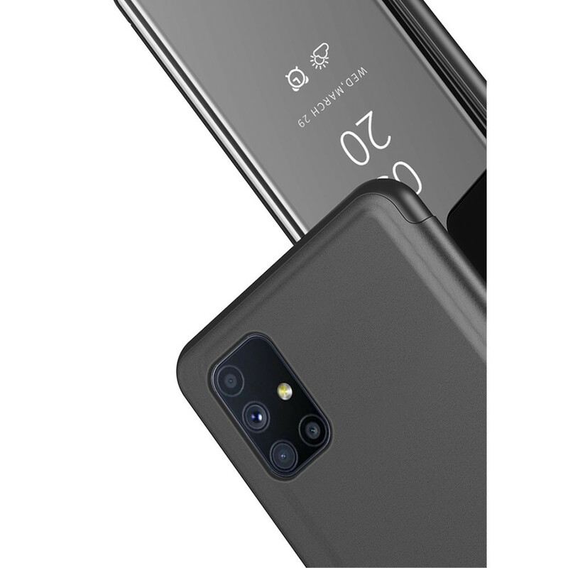 Maskica Samsung Galaxy M51 Ogledalo I Umjetna Koža