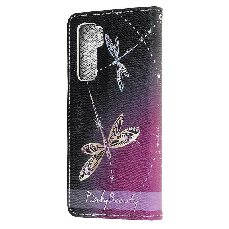 Futrola Huawei P40 Lite 5G Dragonflies S Remenčićima