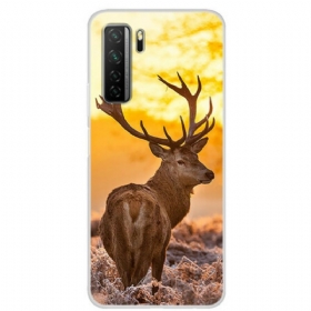 Maskica Huawei P40 Lite 5G Jelen I Krajolik