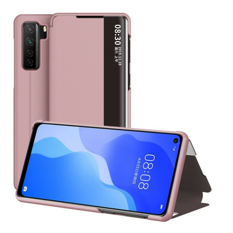 Maskica Huawei P40 Lite 5G Teksturirana Umjetna Koža