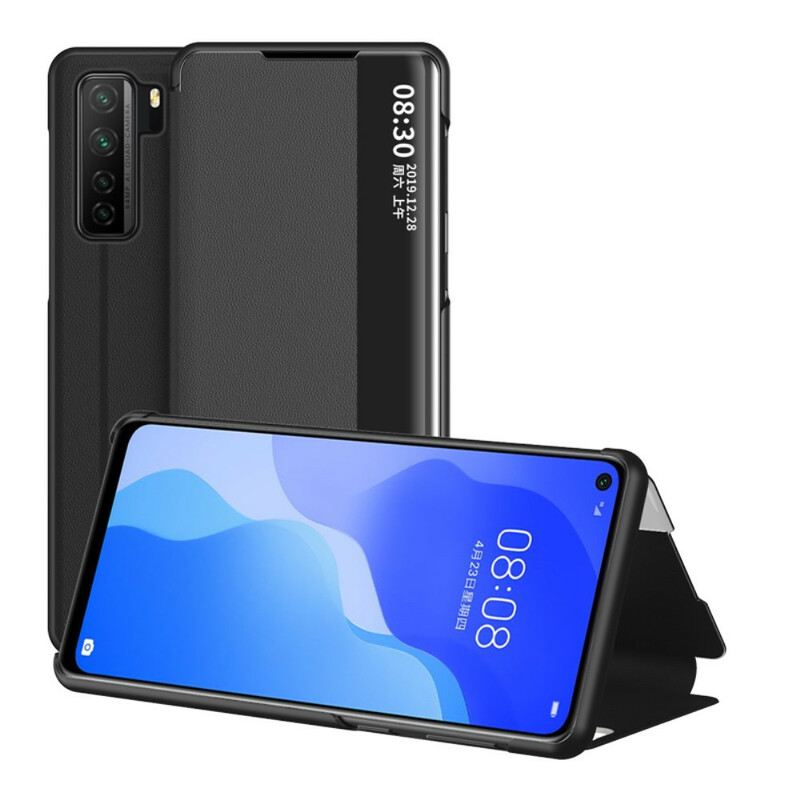 Maskica Huawei P40 Lite 5G Teksturirana Umjetna Koža