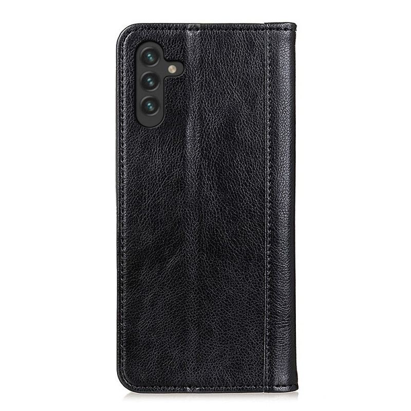 Flip Futrola Samsung Galaxy A13 5G / A04s Kožna Futrola Elegance Split Litchi Koža