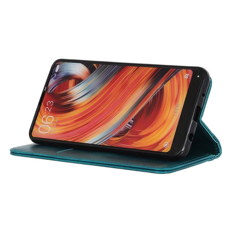 Flip Futrola Samsung Galaxy A13 5G / A04s Kožna Futrola Elegance Split Litchi Koža